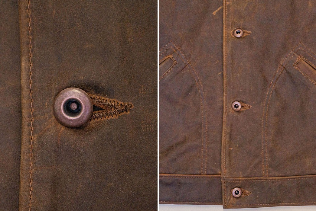 Schott NYC's 538 Cowhide Nubuck Mechanic's Jacket is Made in the USA