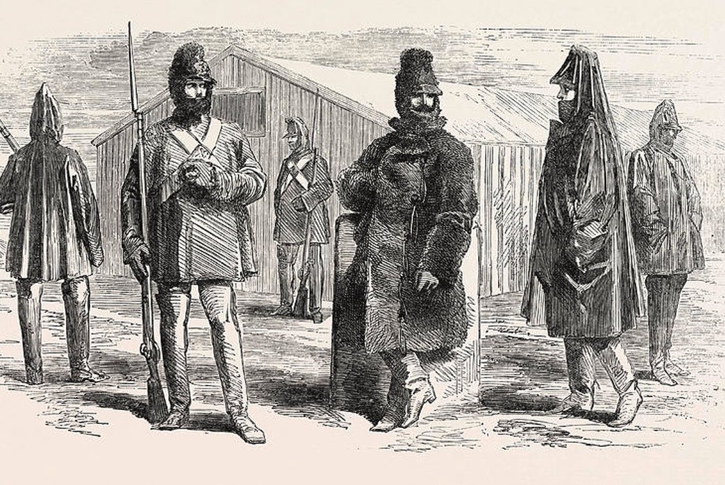 All-About-Balaclavas---History,-Social-Context,-&-Modern-Makers-'Crimean-War-Winter-Clothing-for-the-British-Troops'-is-an-1854-illustration-by-an-unknown-artist.-Image-via-Fine-Art-America.