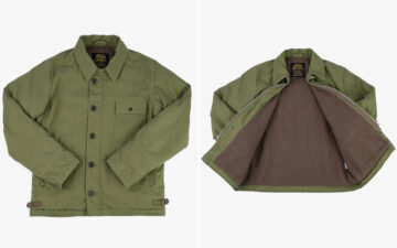 Iron-Heart's-A2-Deck-Jacket-is-Hardier-Than-the-O.G.-front-and-front-inside