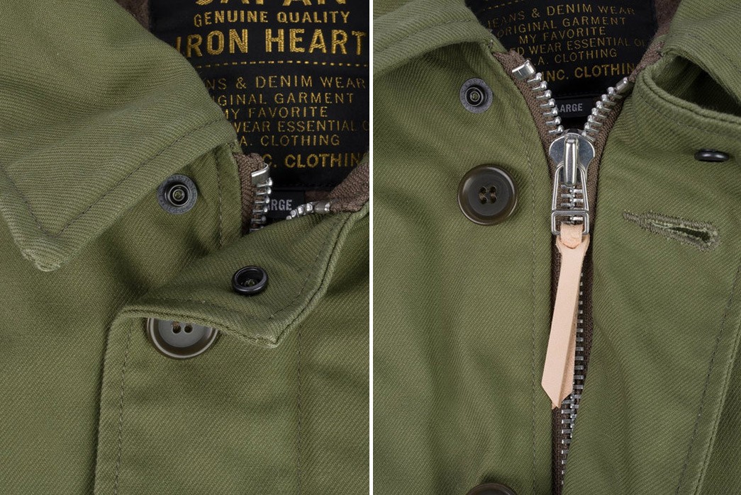 Iron-Heart's-A2-Deck-Jacket-is-Hardier-Than-the-O.G.-zipper-details