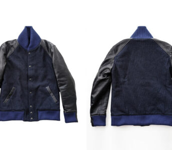 Nine-Lives-Crafted-a-Sashiko-Varsity-for-the-Indigo-Heads-front-and-back