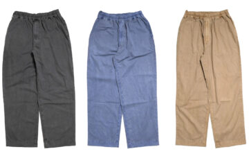 EEL-Chefs-Up-Sartorial-Excellence-with-its-New-Cook-Pants-black-blue-and-beige-front