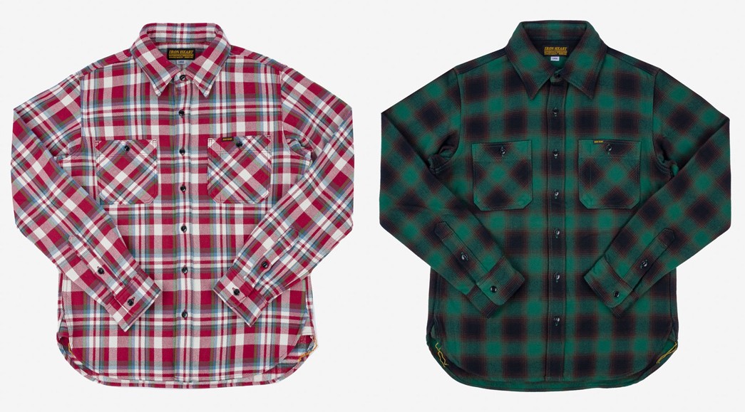 Review---Iron-Heart-Ultra-Heavy-Flannel-Shirt-red-and-green