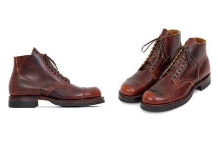 Viberg-Issues-its-Service-Boot-2040-BCT-in-Horween-Brown-Nut-Cypress-side-and-front-side