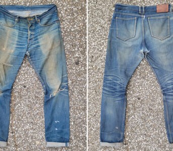 Fade-Friday---Skinner-American-Goods-12-oz.-Kaihara-(2.5-Years,-5-6-Washes)-front-and-back