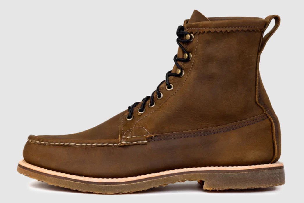 Hit the Backcountry in this Rugged Russell Moccasin Boot