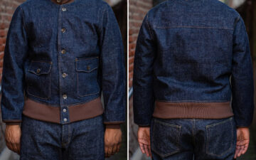 Samurai-Renders-A1-Jacket-from-17-oz.-Raw-Selvedge-Denim-front-and-back-model