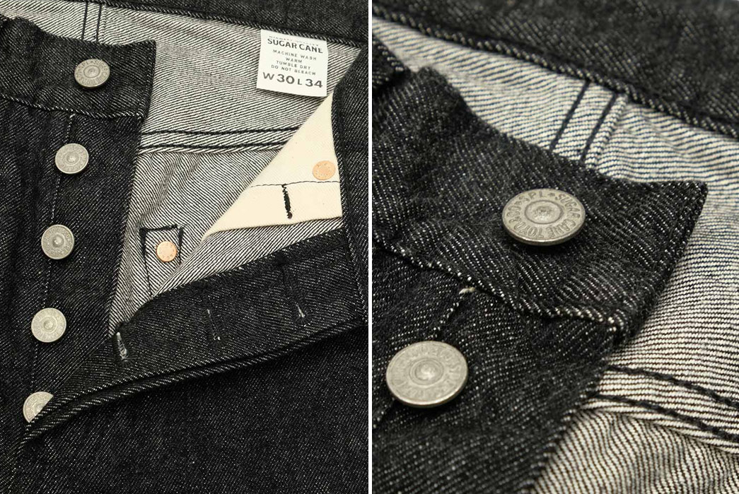 Sugar Cane Renders its Iconic 1947 Jean in New 14.25 oz. Black