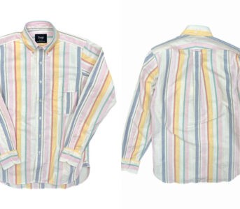Be-an-Ivy-King-with-Drake's'-Multi-Stripe-BD-Oxford-Shirt-front-and-back
