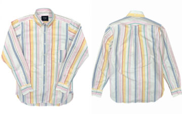Be-an-Ivy-King-with-Drake's'-Multi-Stripe-BD-Oxford-Shirt-front-and-back
