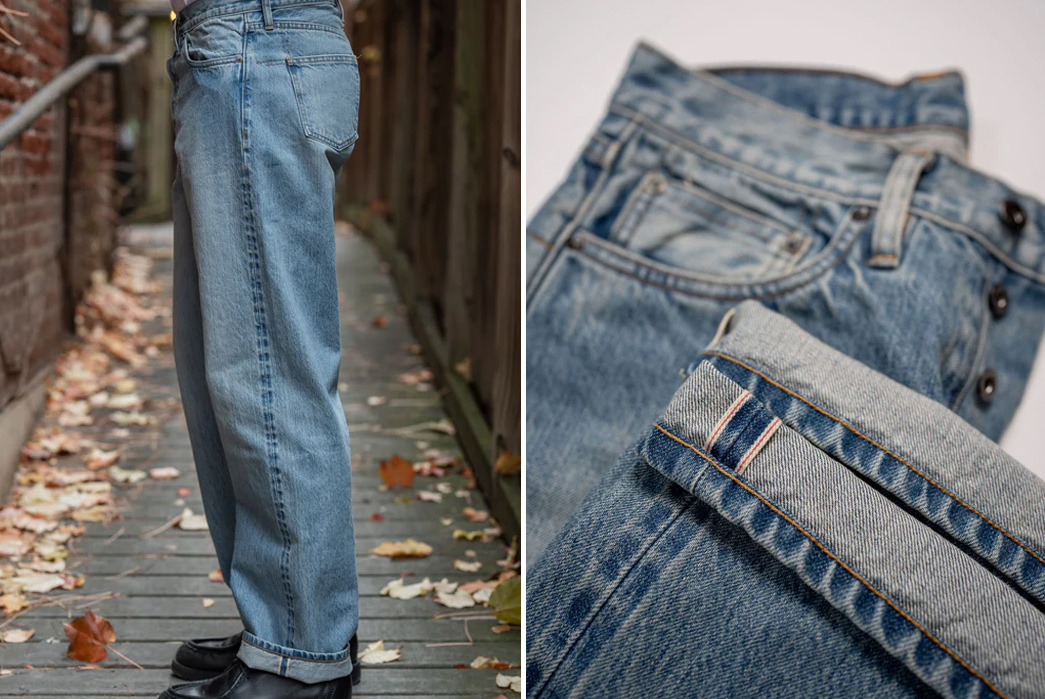 【YOURNUS】Zed Indigo Teen Vintage Denim CS-100XV 14oz Vintage Wash Indigo Selvedge Denim - Classic