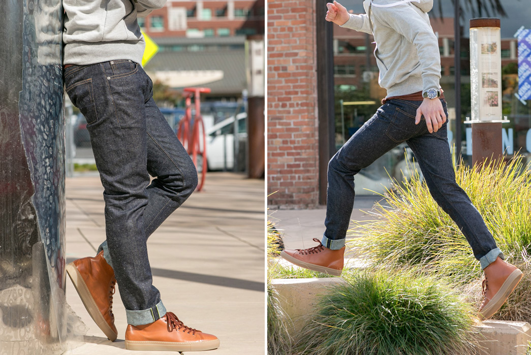 GUSTIN's-Latest-Jeans-Are-Literally-Bananas-standing-and-jumping