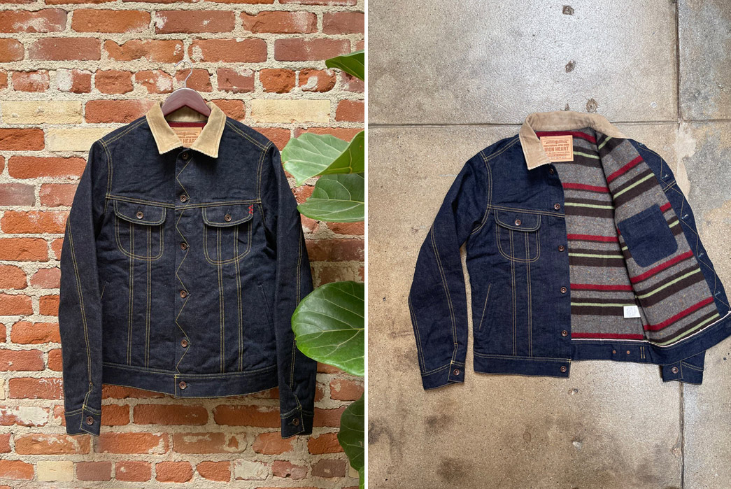 Iron Heart 18 oz. Selvedge Denim Storm Rider Jacket