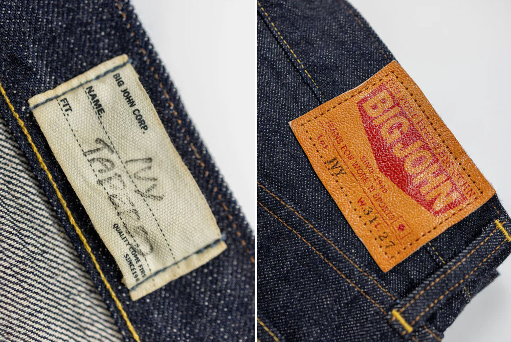 Big-John's-M114J-Ivy-Tapered-is-for-The-Ametora-Heads-etikets-details