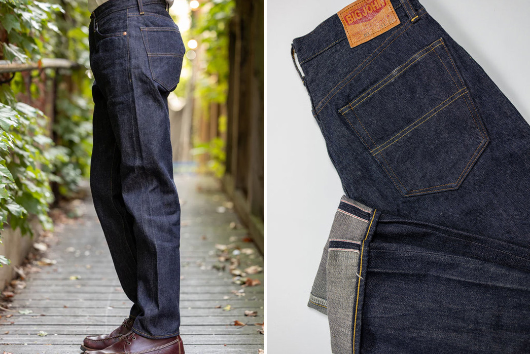 Big-John's-M114J-Ivy-Tapered-is-for-The-Ametora-Heads-side-and-folded