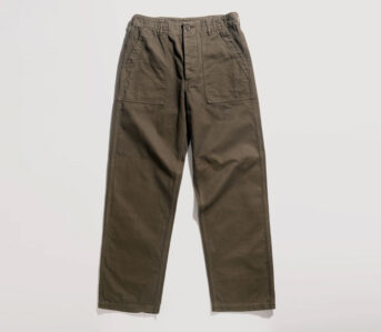 orSlow-Renders-its-Army-Fatigue-Pants-in-Cofee-Brown-Brushed-Flannel-front