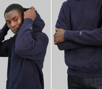 Velva Sheen's Loopwheeler Half-Zips are Made in Japan