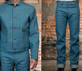 Samurai SM610DX-P Herringbone Selvedge Denim Work Pant